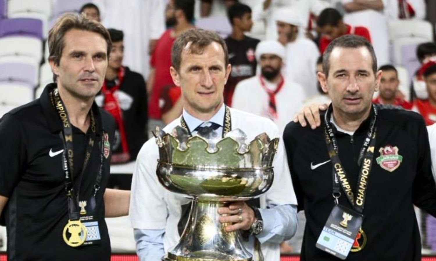 Rodolfo Arruabarrena Diego Markic y Gustavo Roberti campeones en Emiratos Arabes