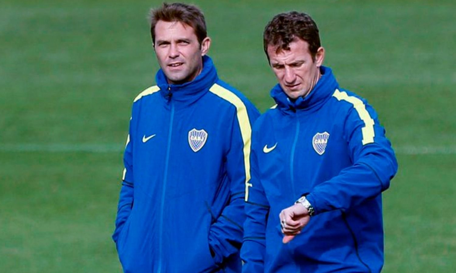 Rodolfo Arruabarrena y Diego Markic en Boca 2015