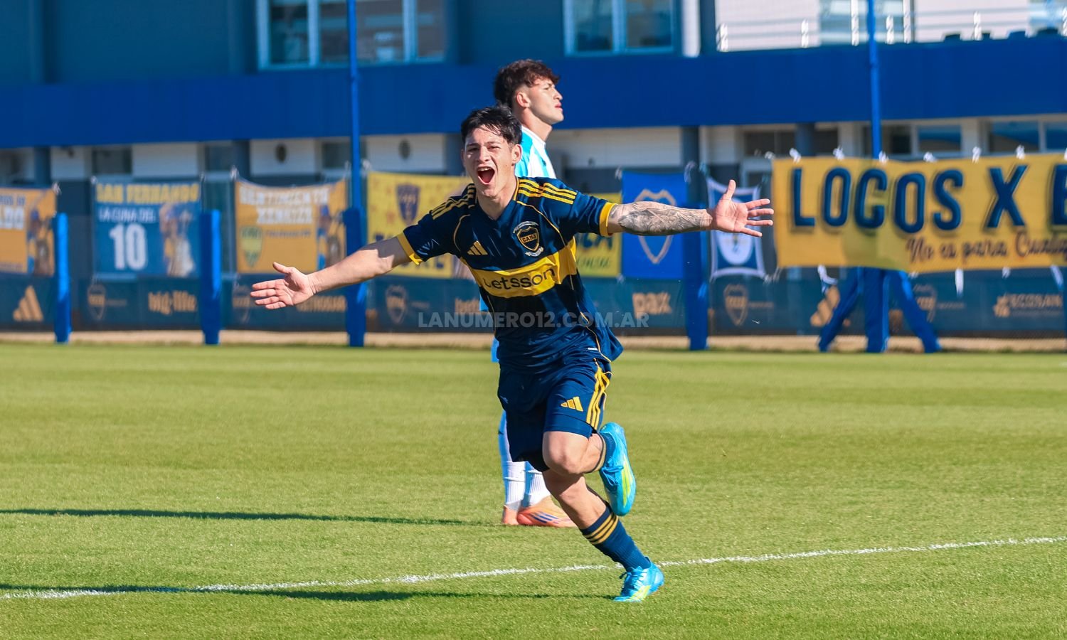 Tomás Márquez festejo reserva de Boca vs Atlético Tucumán
