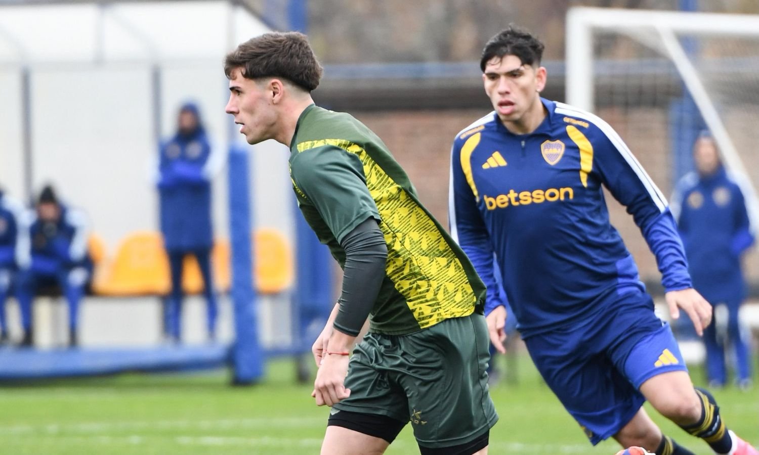 Carlos Palacios amistoso Boca vs Defensa y Justicia