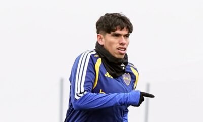 Carlos Palacios entrenamiento Boca