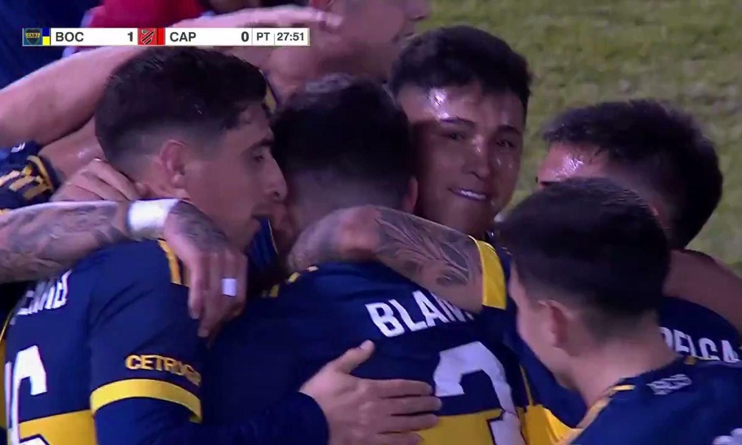 Festejo 1-0 Boca vs Paranaense amistoso 2026