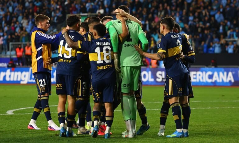 Festejo Boca vs OHiggins revancha Sudamericana 2026