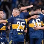 Festejo gol Boca vs Paranaense amistoso 2026