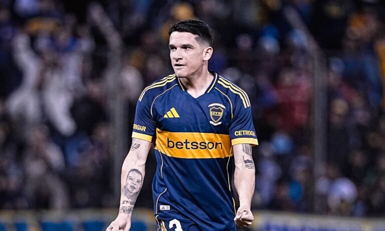 Festejo gol Lautaro Blanco f Boca vs Paranaense amistoso 2026