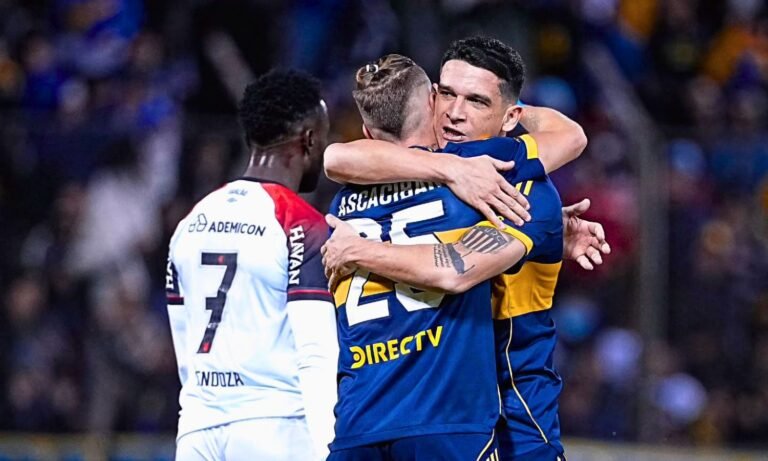 Festejo gol Lautaro Blanco f2 Boca vs Paranaense amistoso 2026