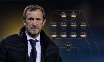 Formación Boca vs Sarmiento