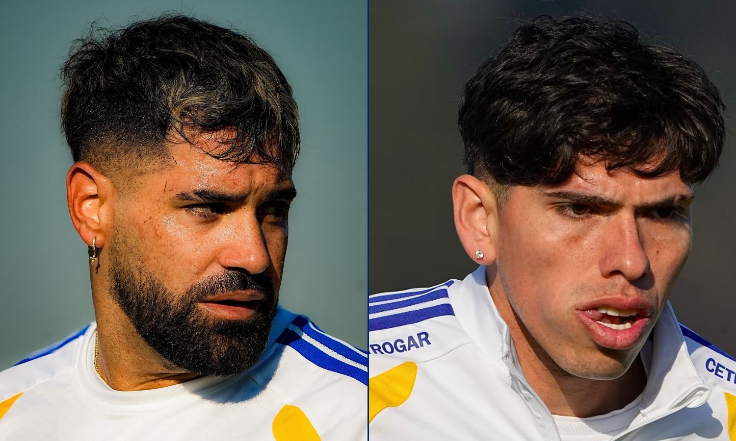 Milton Giménez y Carlos Palacios Boca
