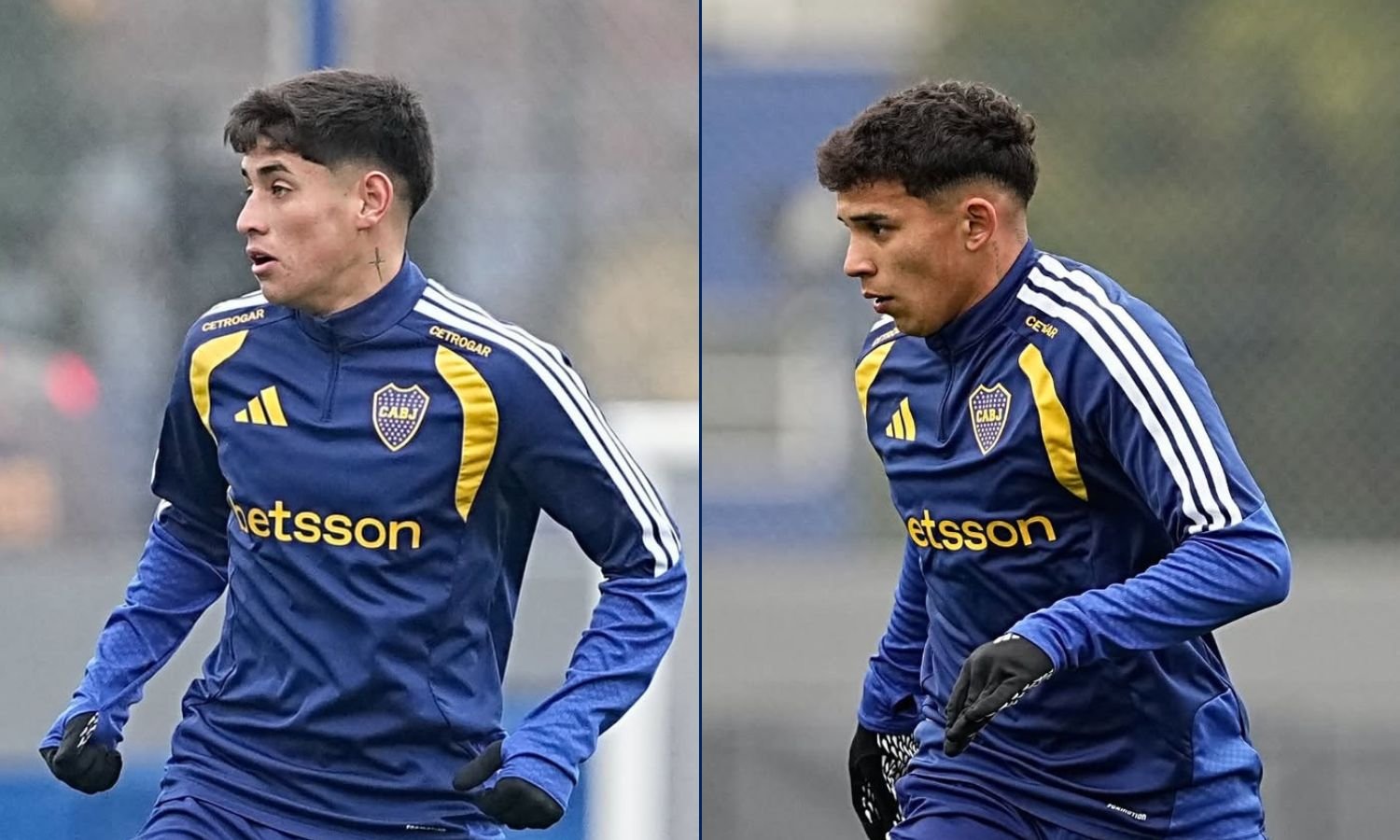 Tomás Aranda y Leonel Flores Boca