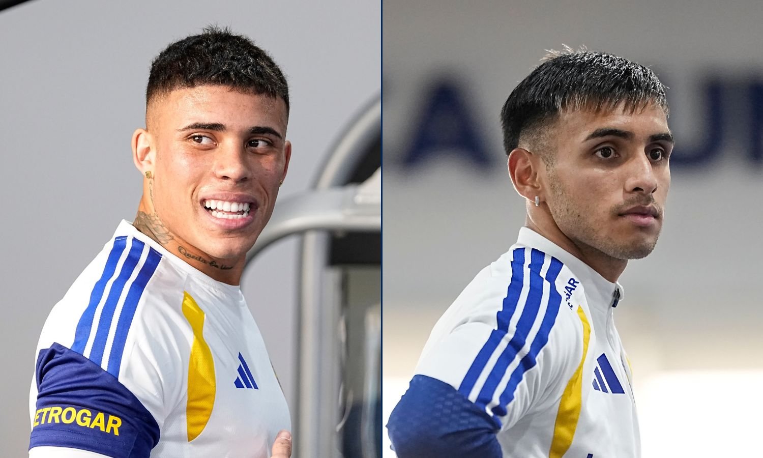 Ayrton Costa y Milton Delgado Boca