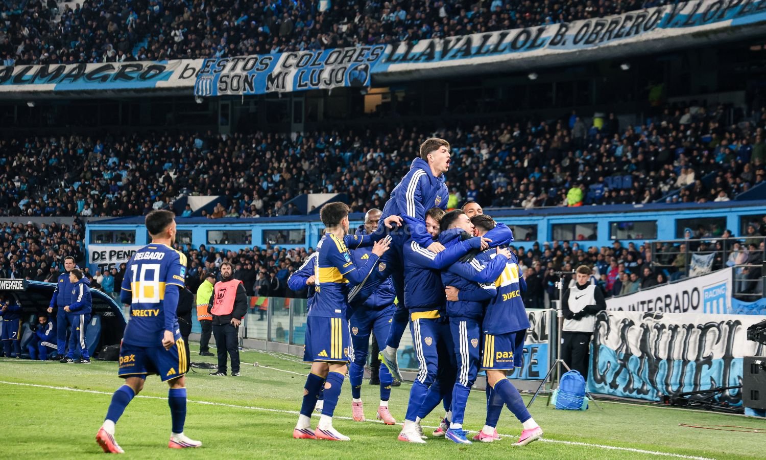 Festejo Boca vs Racing Clausura 2026