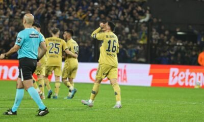 Festejo Merentiel Boca vs Platense Clausura 2026