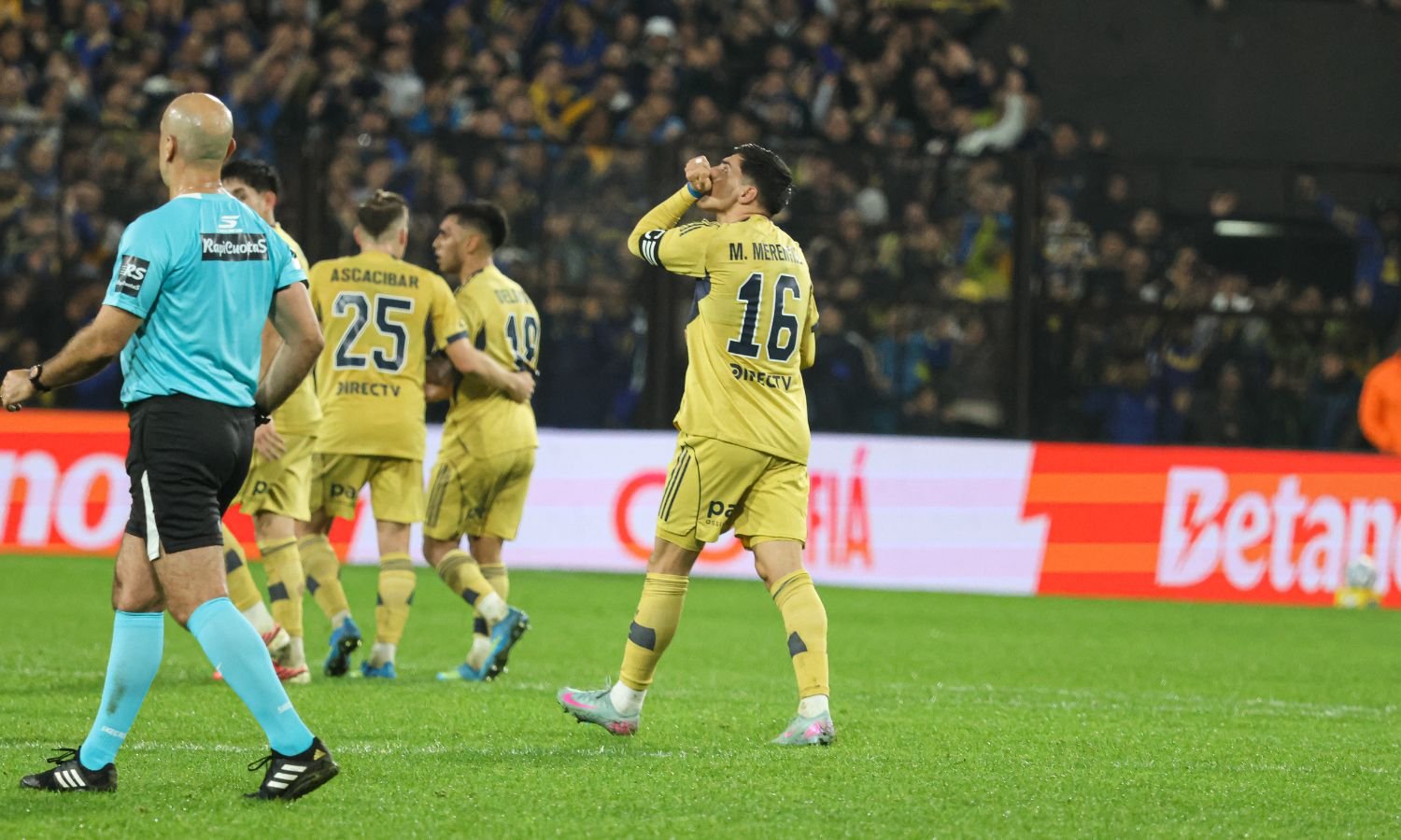 Festejo Merentiel Boca vs Platense Clausura 2026