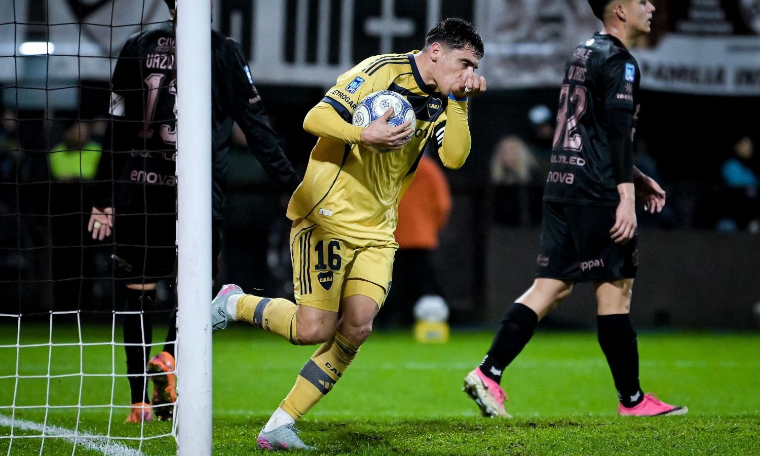 Festejo Miguel Merentiel Boca vs Platense Clausura 2026