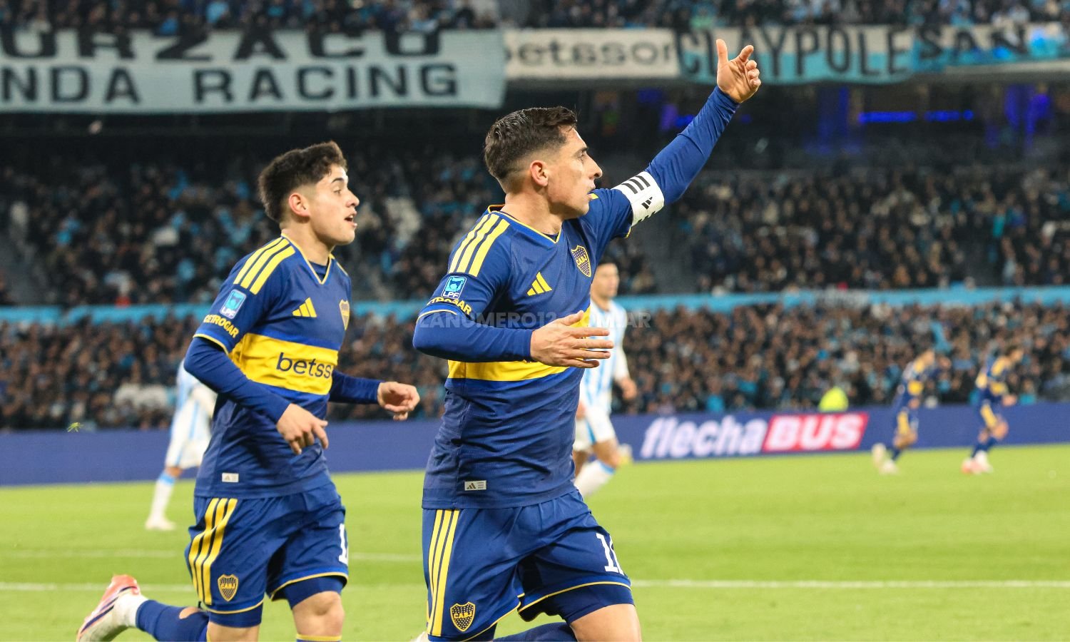 Festejo Miguel Merentiel Boca vs Racing Clausura 2026