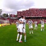 Festejo gol Ascacibar Boca vs Newells