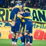 Festejo gol Boca