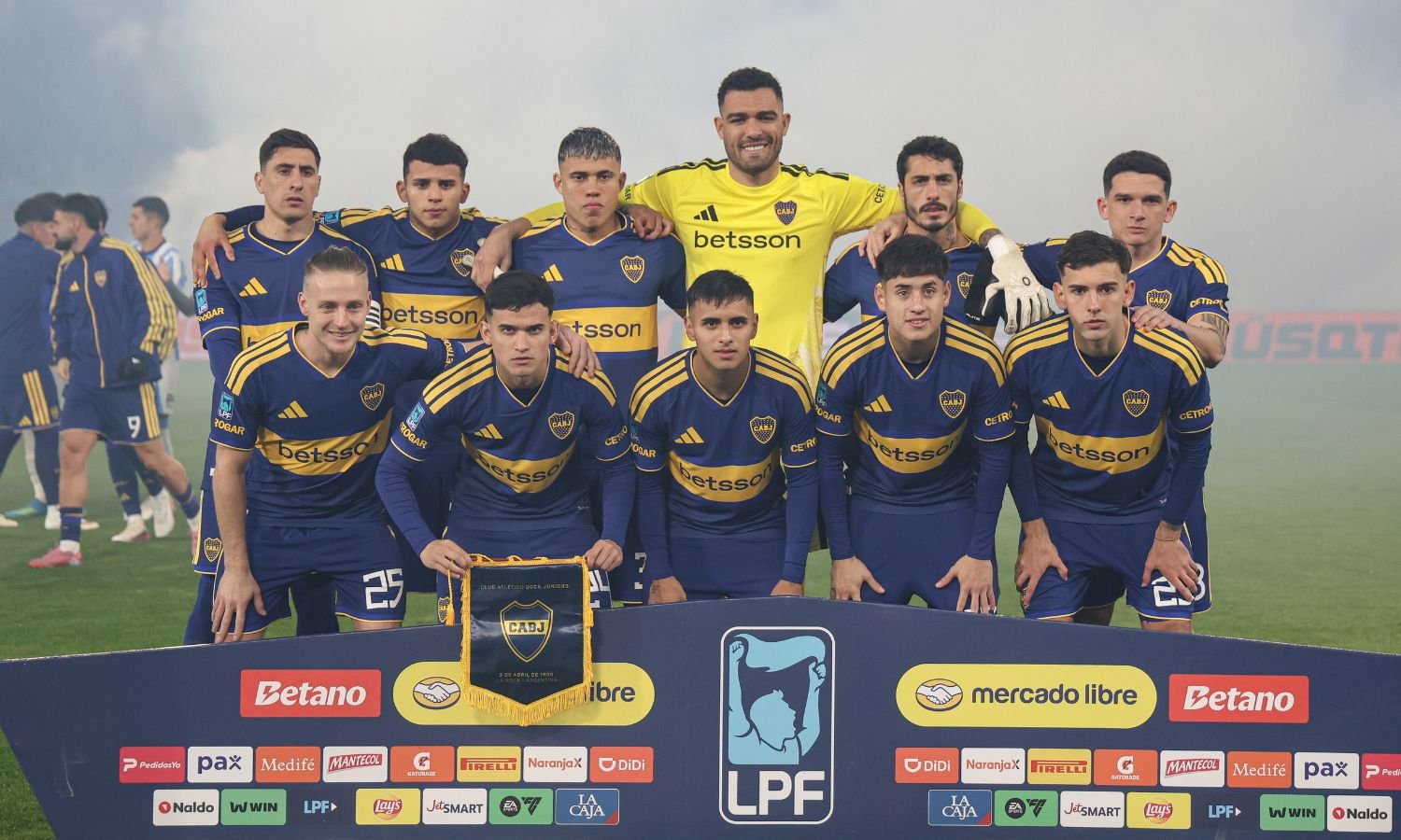 Formación inicial Boca vs Racing Clausura 2026