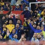 Hinchas de Boca vs Estudiantes en el Duco