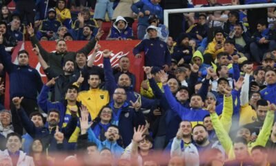 Hinchas de Boca vs Estudiantes en el Duco