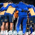 Jugadores Boca arenga
