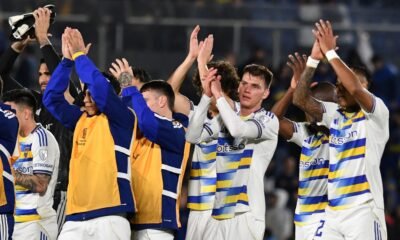 Jugadores post Recoleta vs Boca Sudamericana 2026