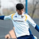 Matías Satas entrenamiento Boca