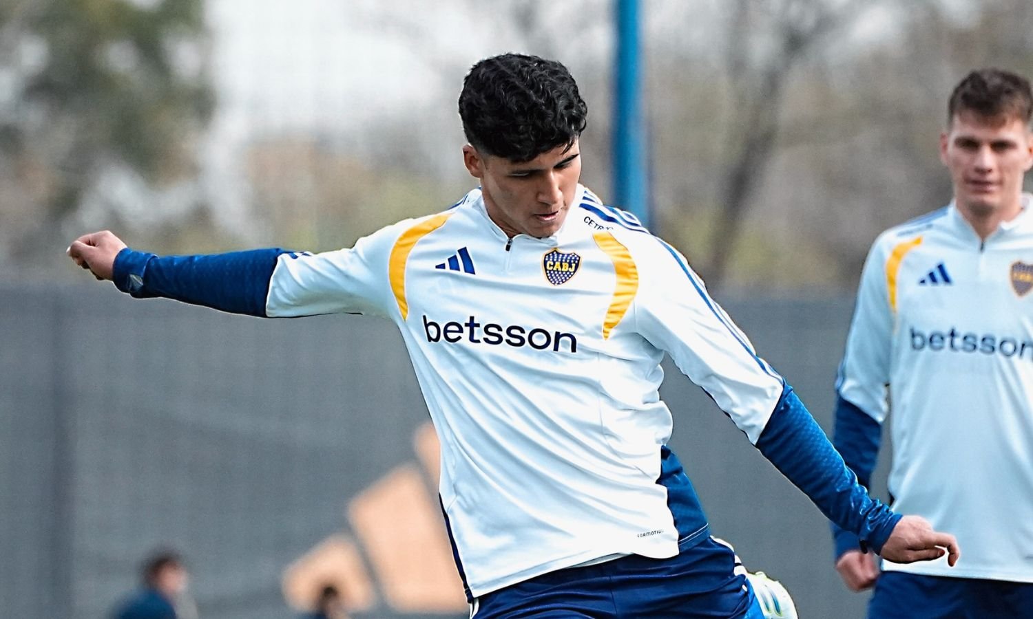 Matías Satas entrenamiento Boca