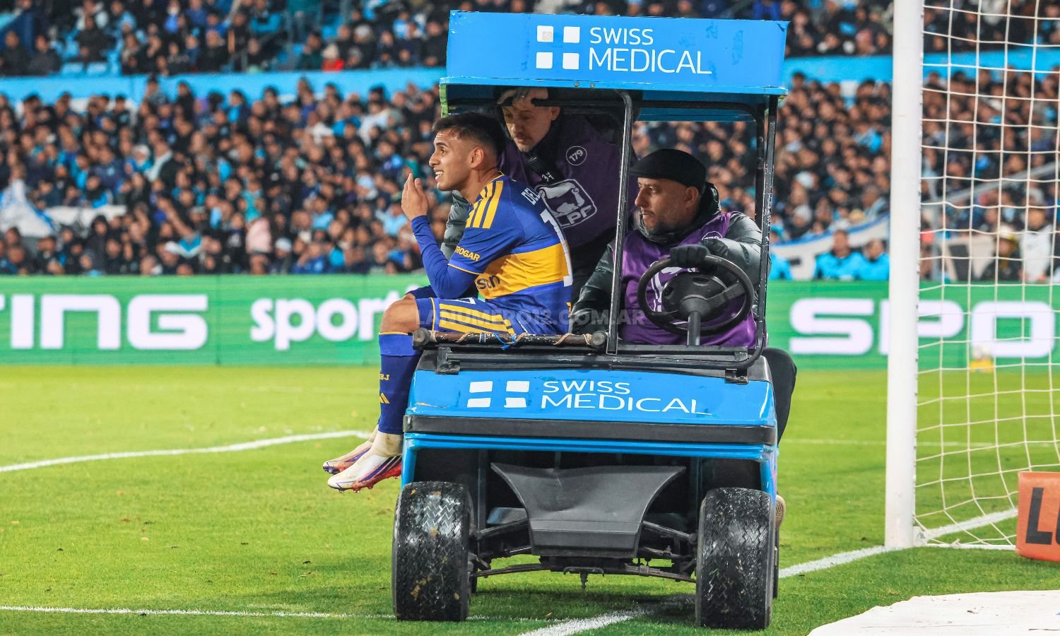 Milton Delgado asistido Boca vs Racing
