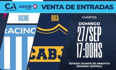 Entradas Boca vs Racing Copa Argentina