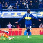 Festejo Ángel Romero Boca vs Central Córdoba Clausura 2026