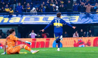 Festejo Ángel Romero Boca vs Central Córdoba Clausura 2026