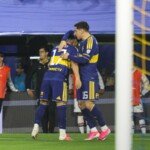 Festejo Boca vs San Pablo ida Sudamericana 2026