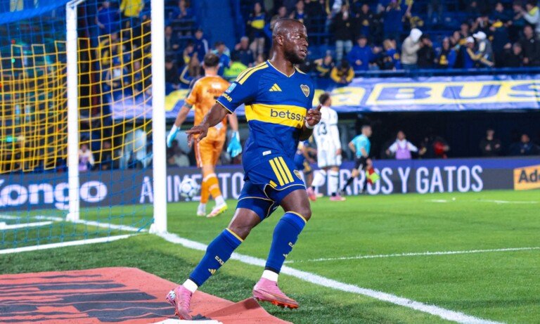 Festejo Enner Valencia Boca vs Central Córdoba Clausura 2026