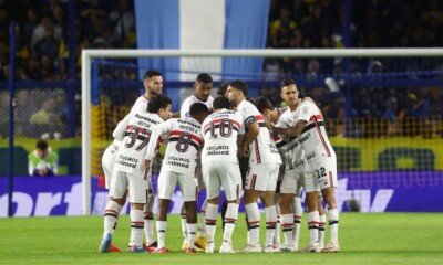 Jugadores Boca vs San Pablo ida Sudamericana 2026