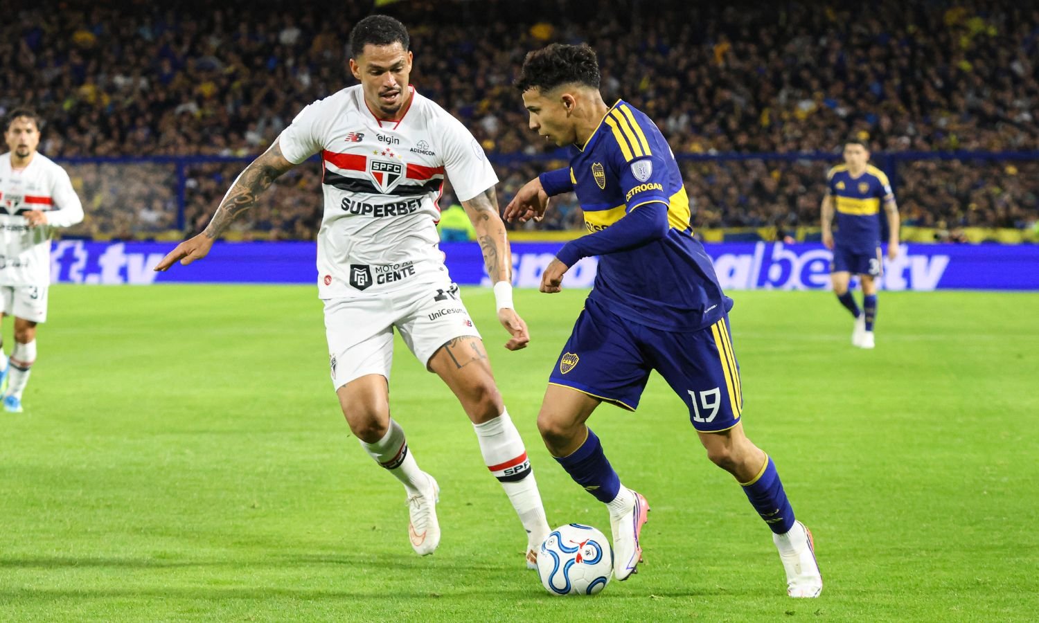 Leonel Flores Boca vs San Pablo ida Sudamericana 2026