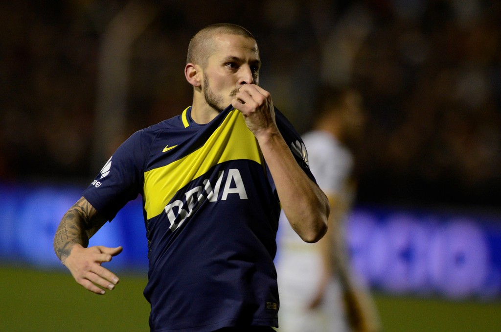 Festejo gol Benedetto Boca vs Olimpo 21062017