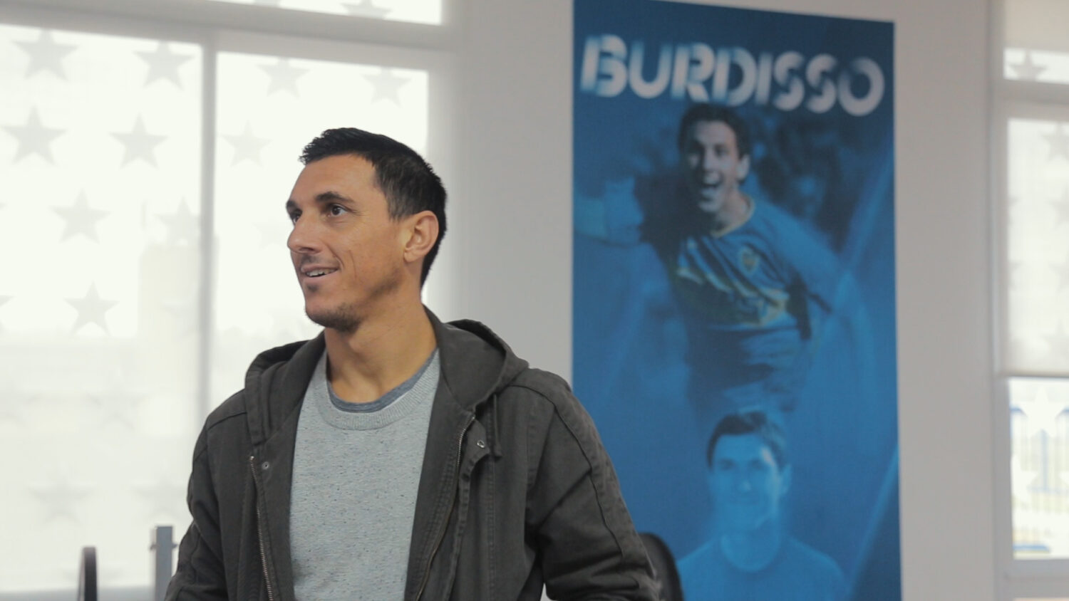 Nicolás Burdisso visitó centro de entrenamiento Boca Ezeiza