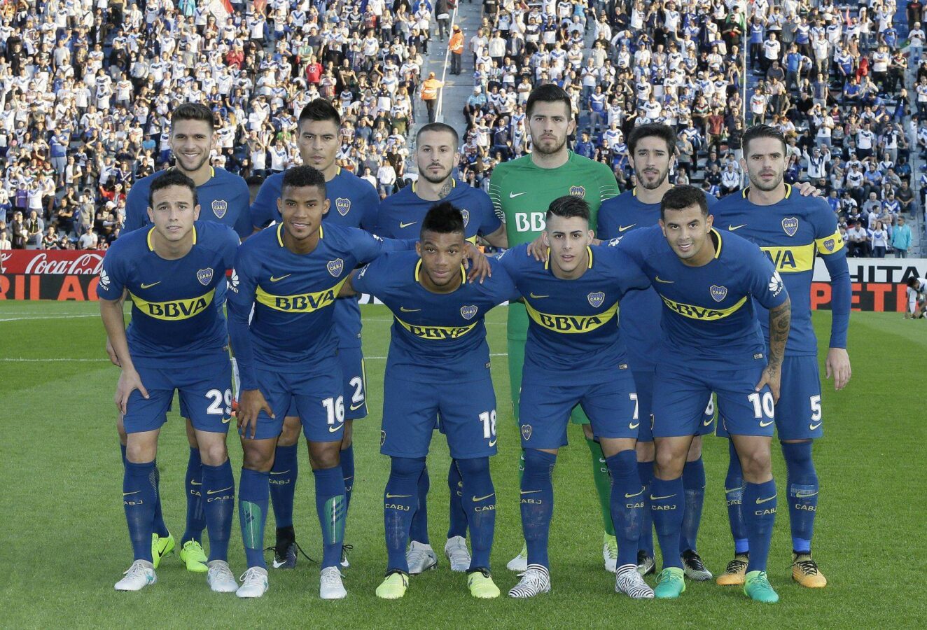 Equipo inicial Vélez Boca Superliga Fecha 4