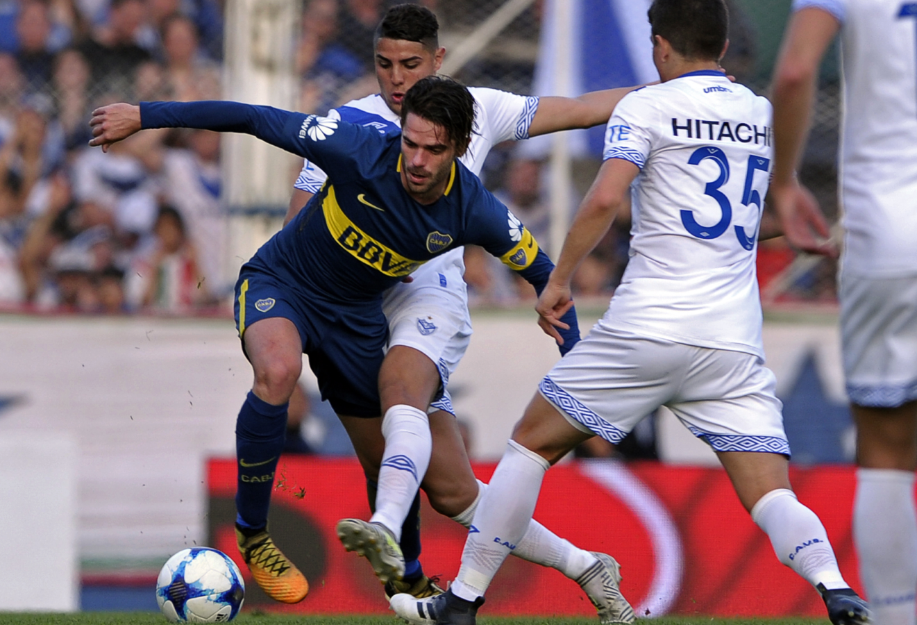 Fernando Gago Vélez Boca Superliga Fecha 4