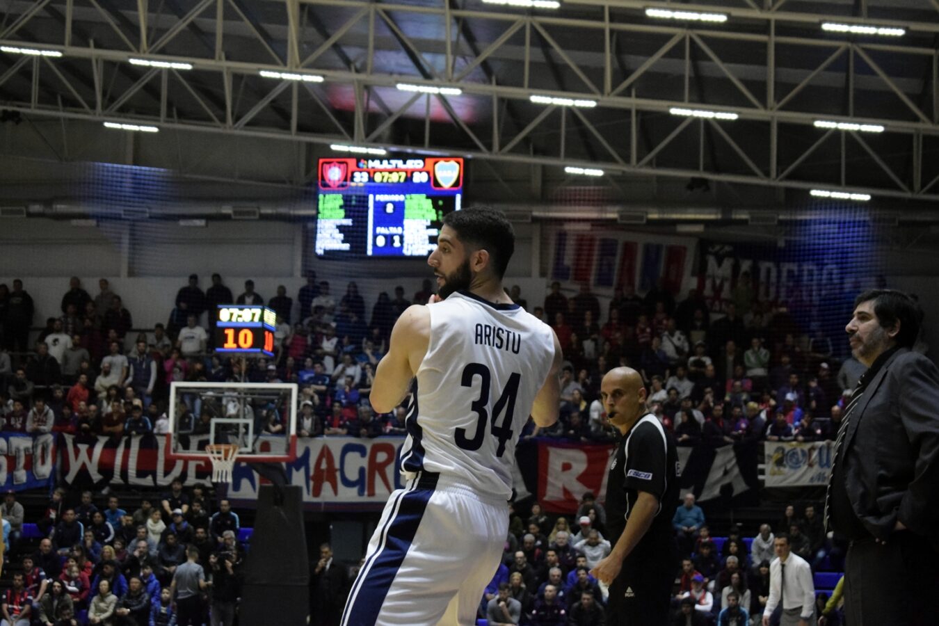 La hora del debut Matías Aristu Boca básquet