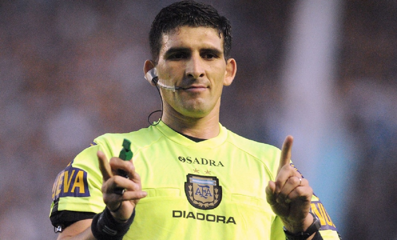 Andrés Merlos será el árbitro ante Argentinos Juniors