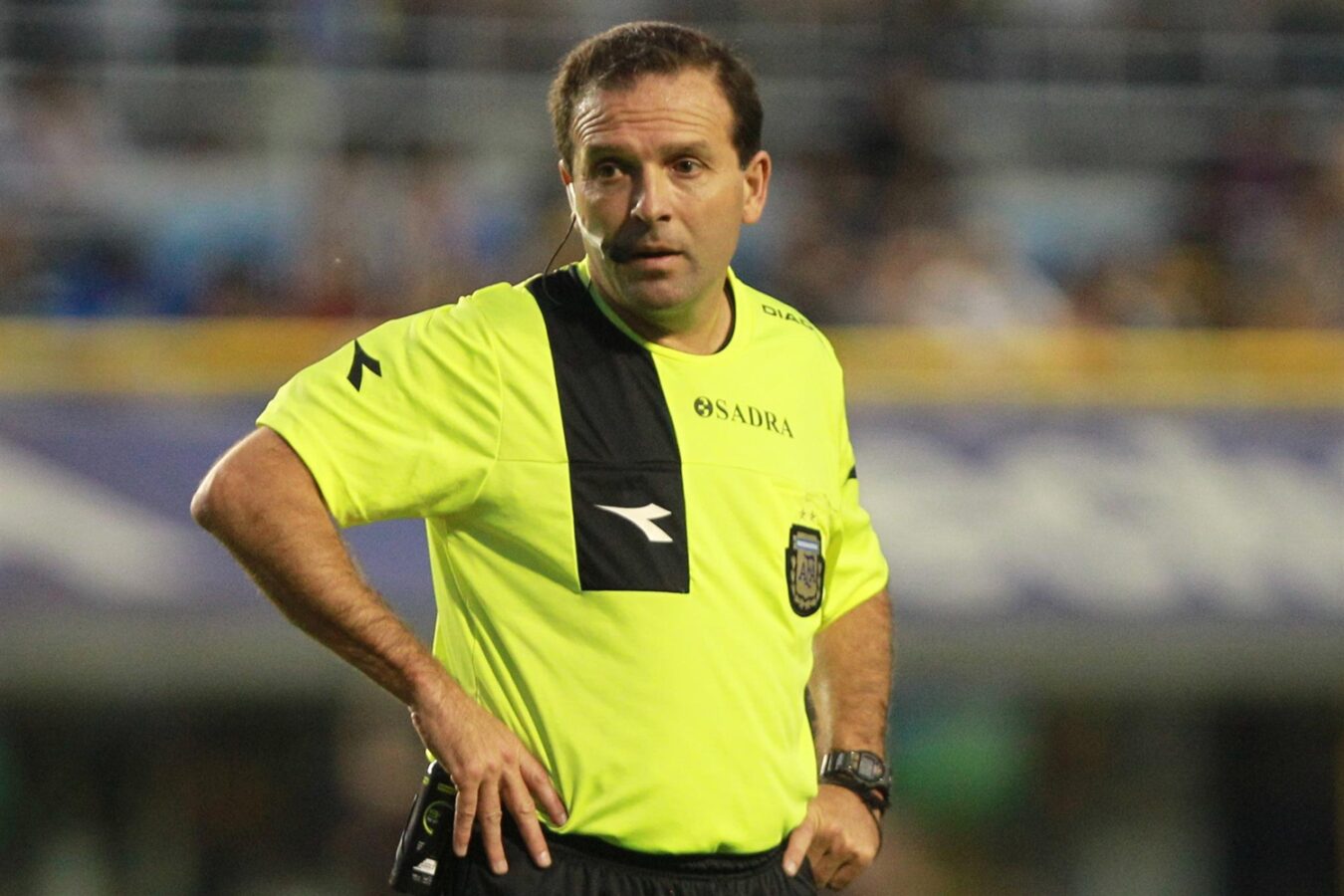 Juan Pablo Pompei, el árbitro ante Newell's Juan Pablo Pompei