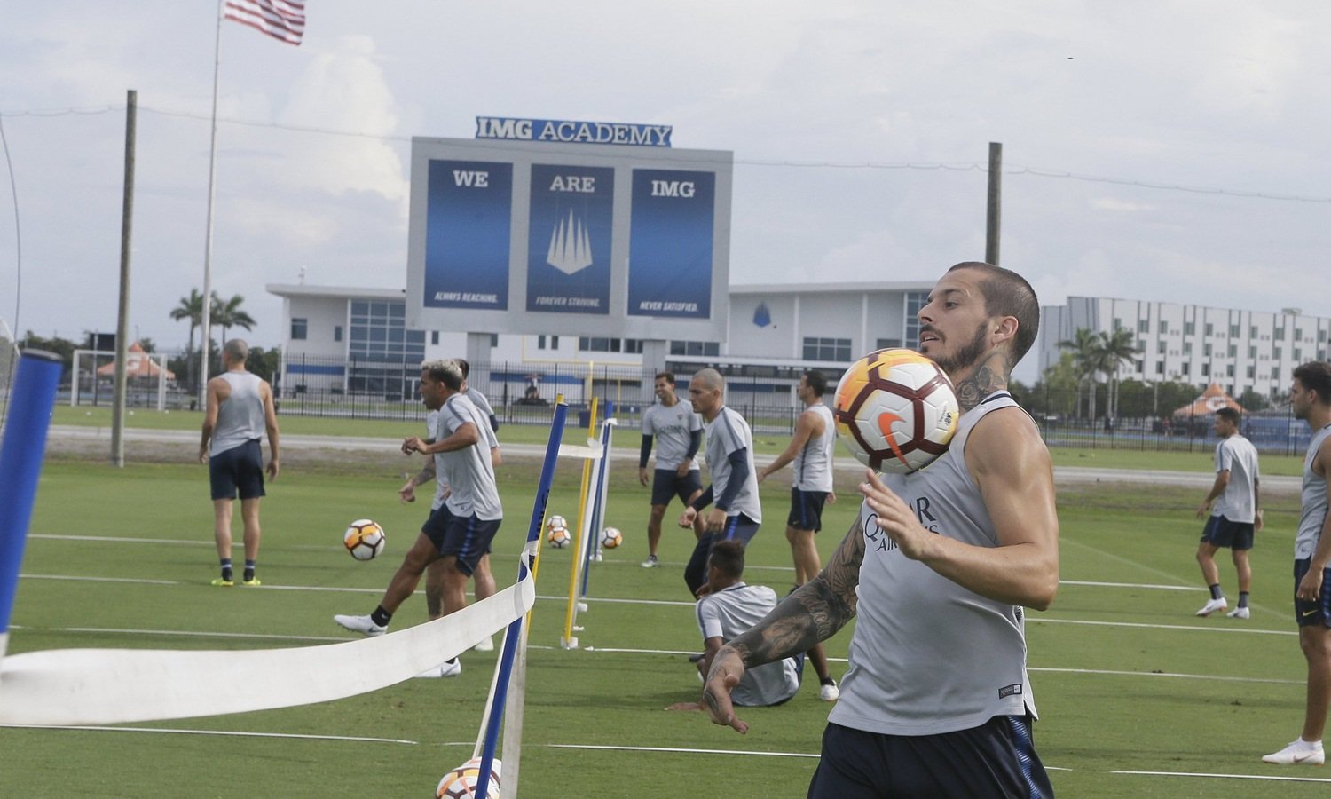 Fútbol tenis y despedida de Sarasota