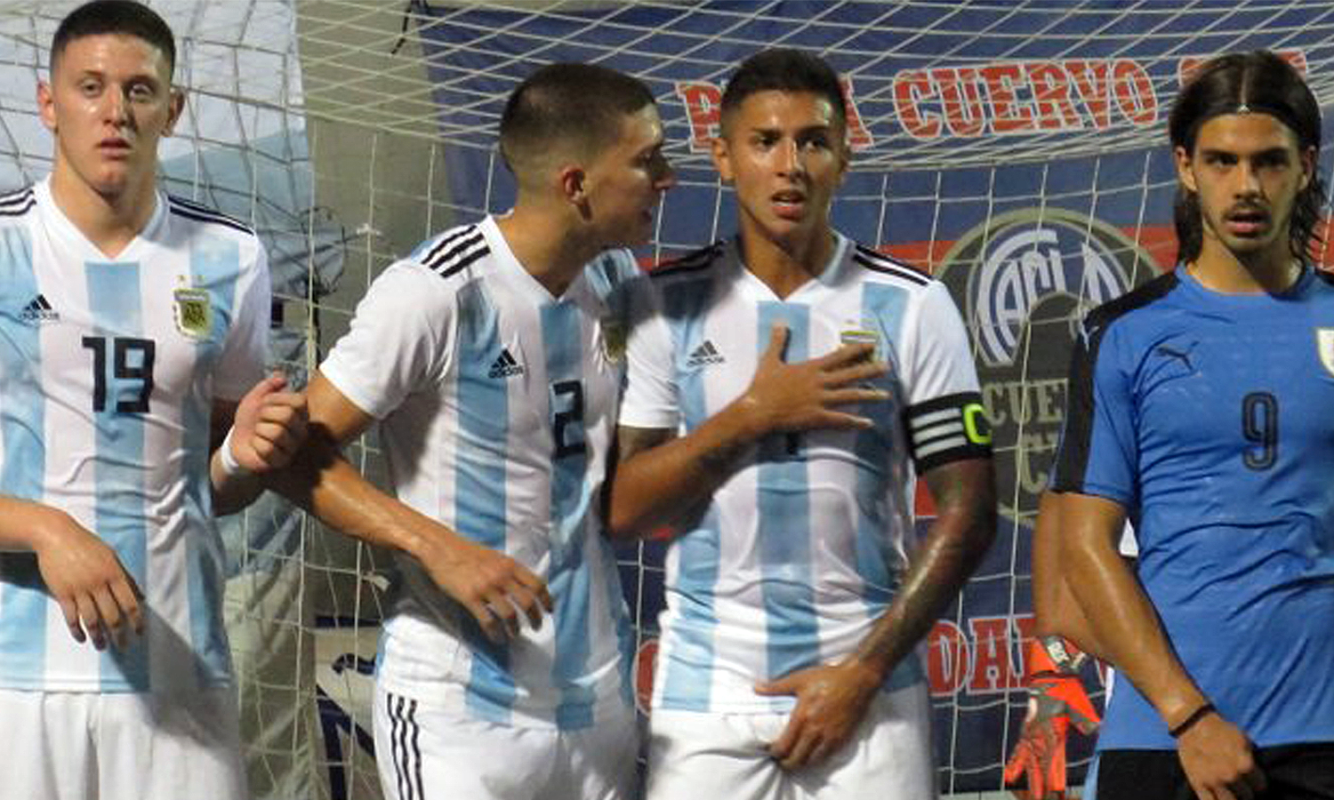 Almendra, Balerdi y Roffo al Sudamericano Sub 20