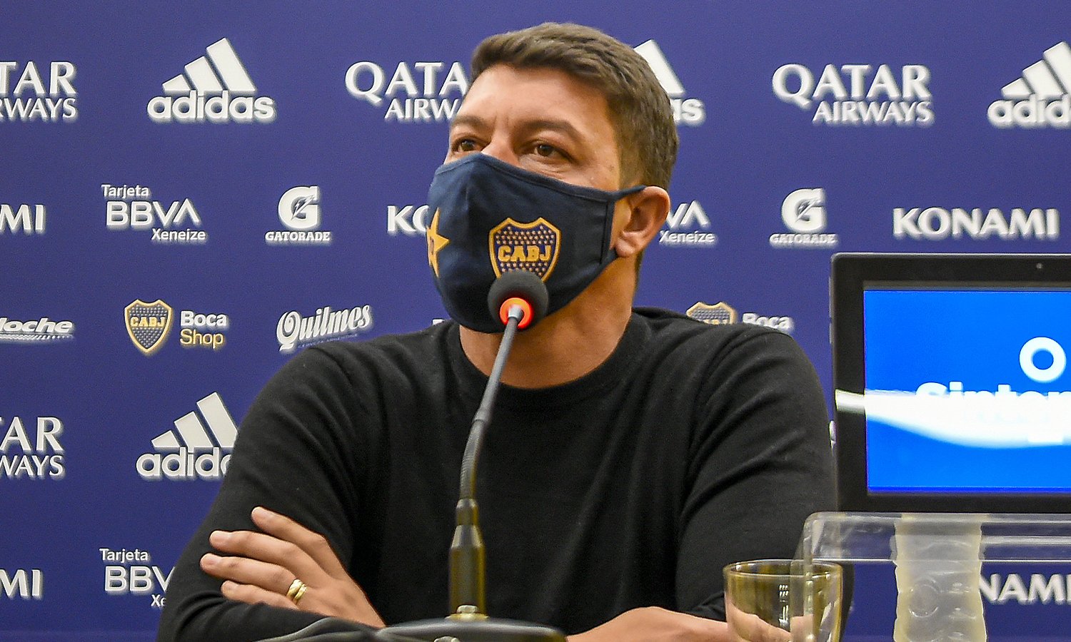 Boca presentó a Battaglia como nuevo entrenador