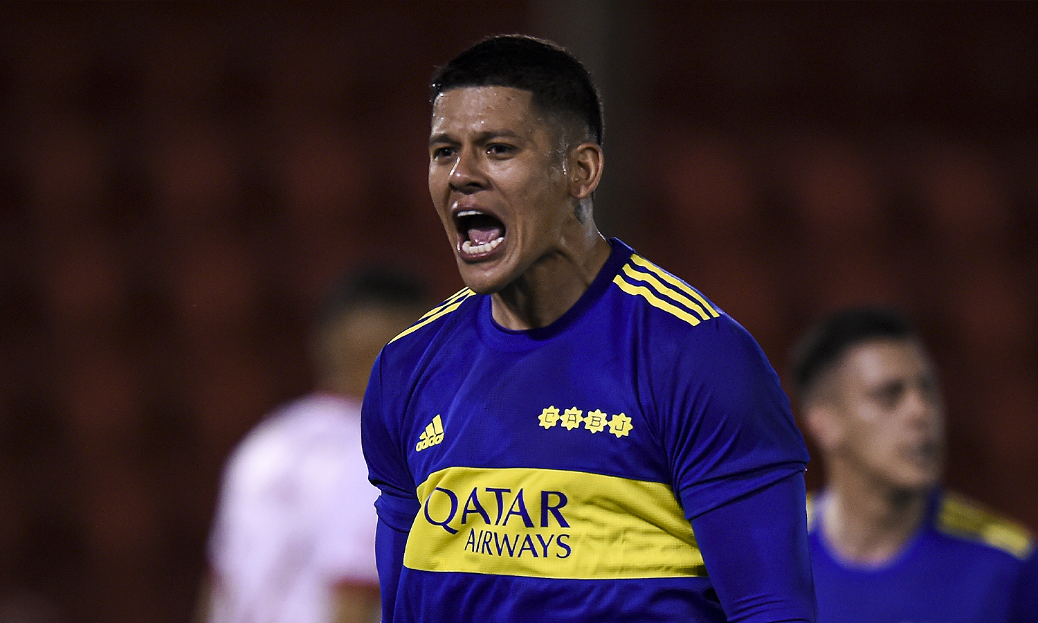 Marcos Rojo y su primer gol en Boca