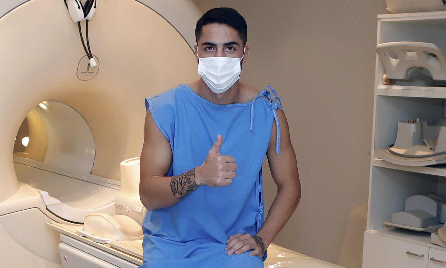 Nicolás Figal pasó la revisión médica