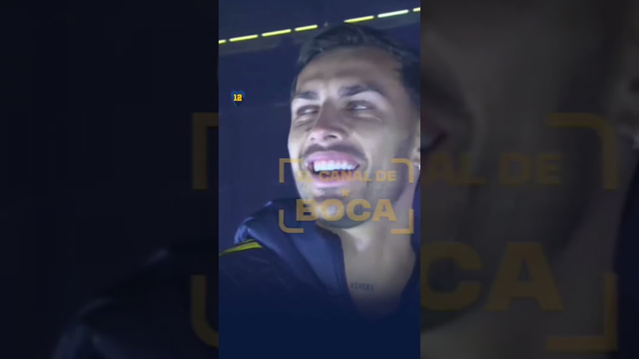 La emoción de Paredes cantando al ritmo de los hinchas en La Bombonera