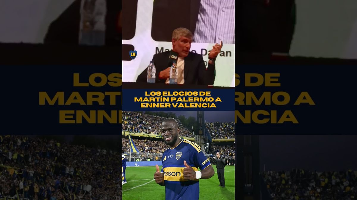 MARTÍN PALERMO ELOGIÓ a ENNER VALENCIA por sus 3 GOLES a Racing